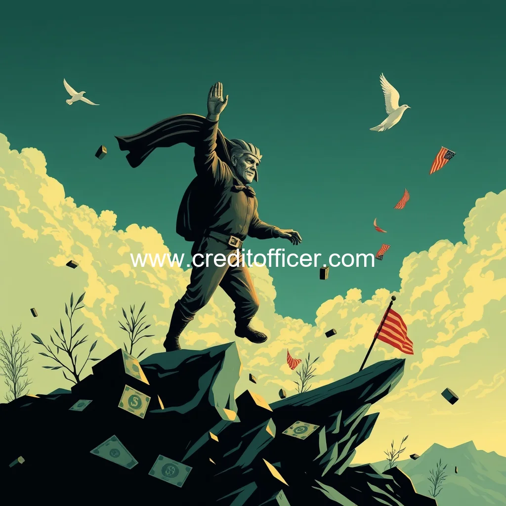 Artistic representation for Credit Defaults Rising Credit Scores Are Falling Vero Patriot