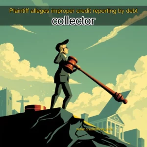 Read more about the article Plaintiff alleges improper credit reporting by debt collector