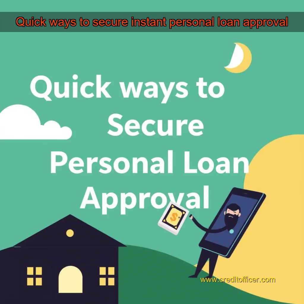 Read more about the article Quick ways to secure instant personal loan approval