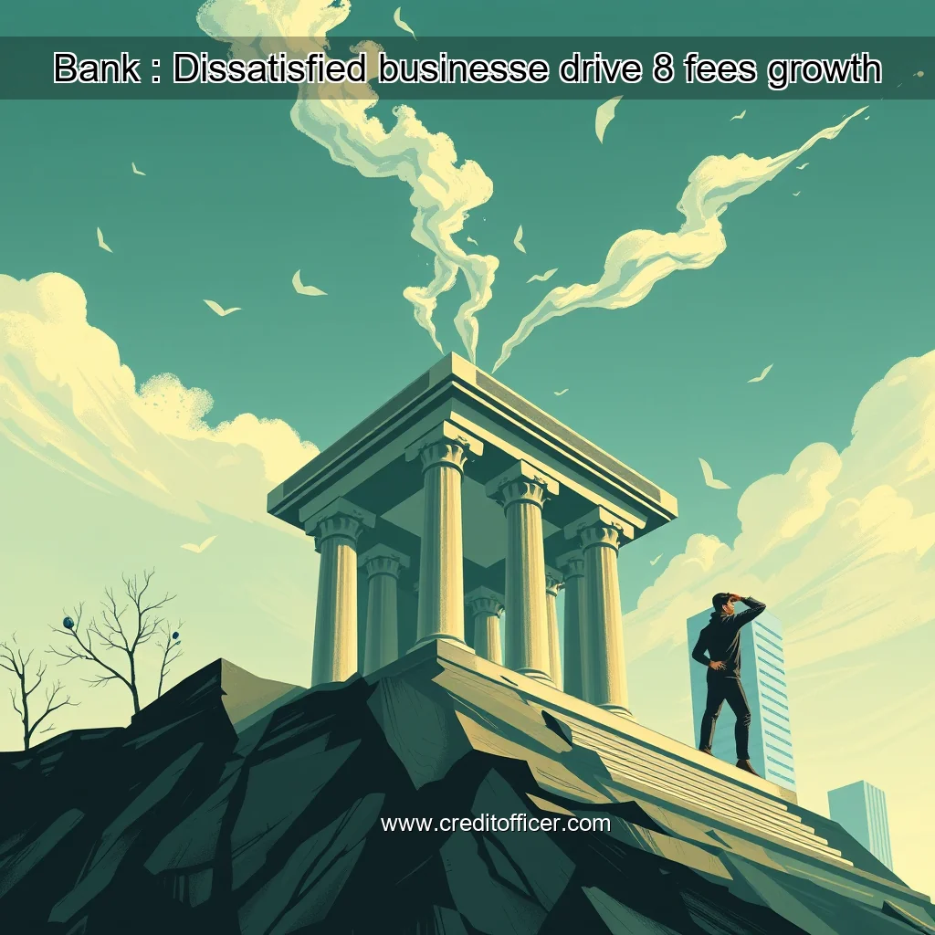 You are currently viewing Bank : Dissatisfied businesse drive 8  fees growth
