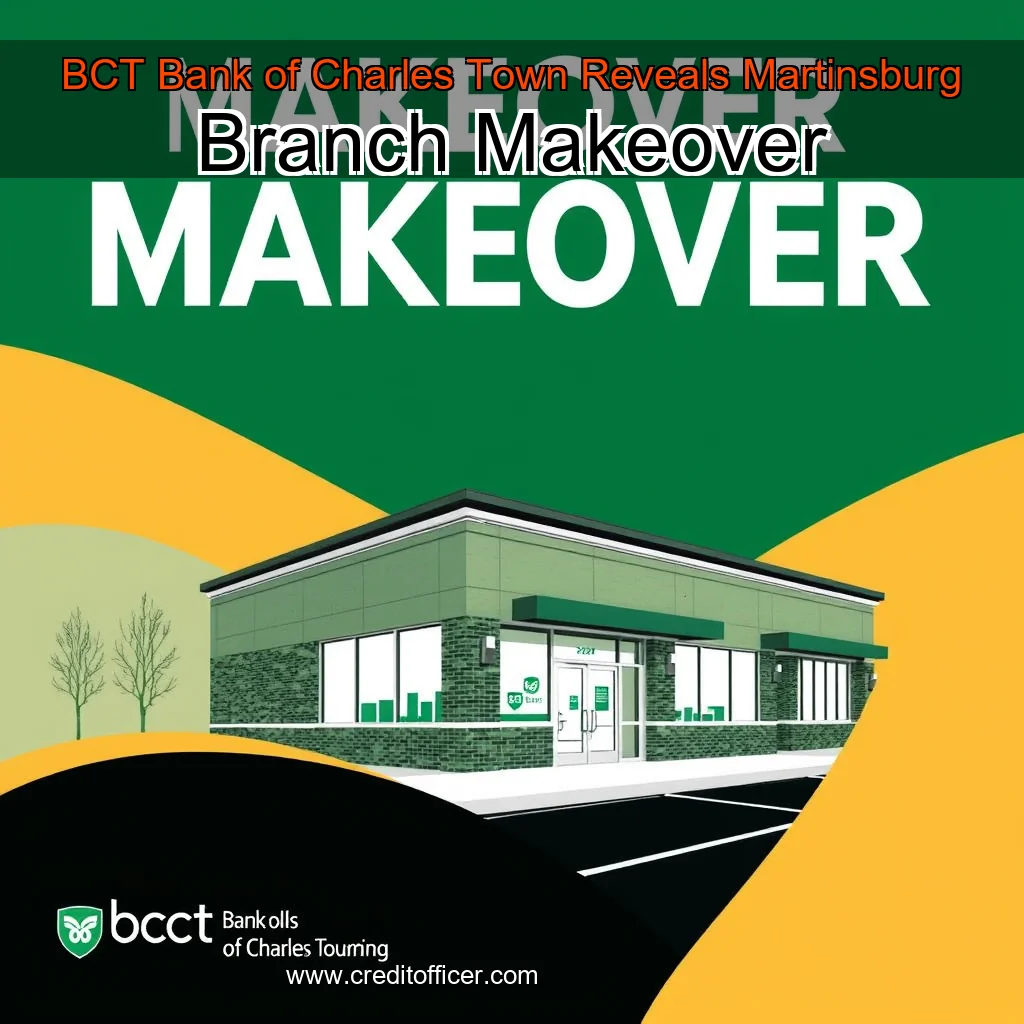 You are currently viewing BCT  Bank of Charles Town Reveals Martinsburg Branch Makeover