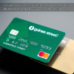Artistic representation for Guide to business credit cards that report to Dun Bradstreet and why you should consider one