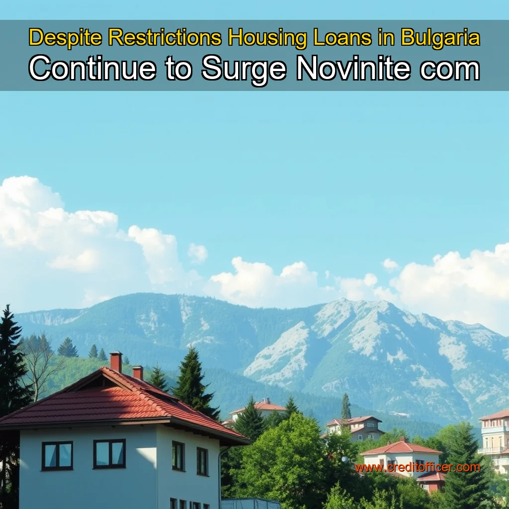 You are currently viewing Despite Restrictions  Housing Loans in Bulgaria Continue to Surge  Novinite  com