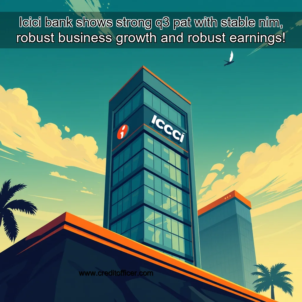 Read more about the article Icici bank shows strong q3 pat with stable nim, robust business growth and robust earnings!