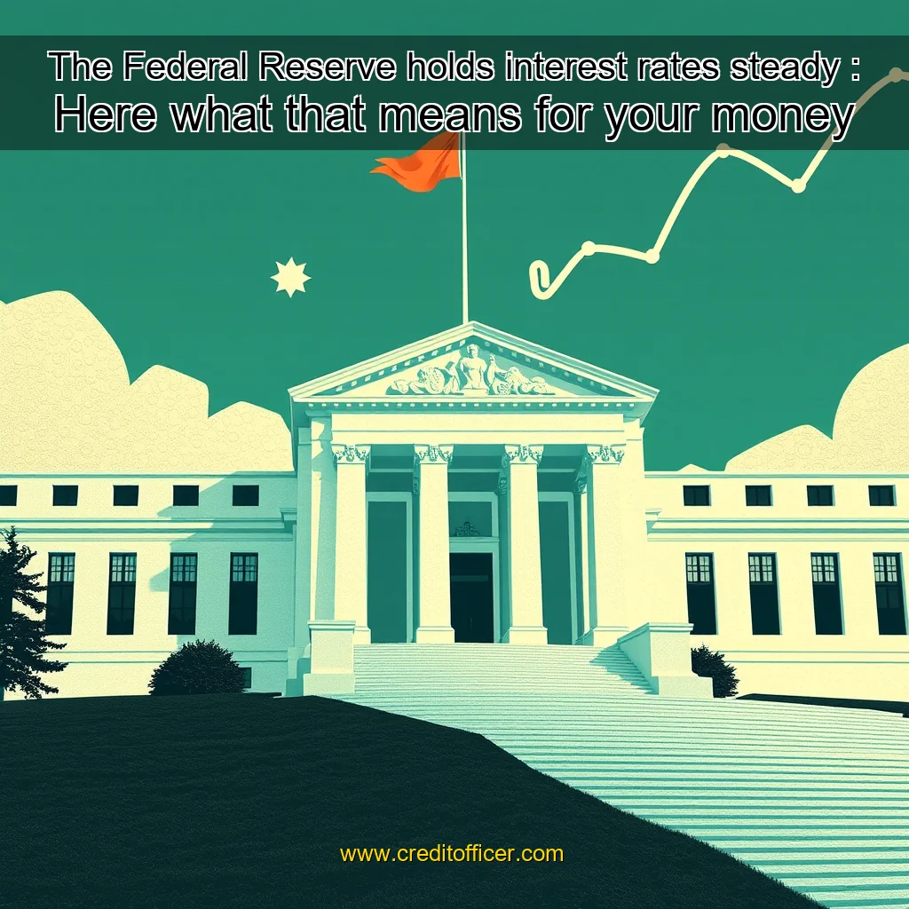 Artistic representation for The Federal Reserve holds interest rates steady : Here what that means for your money