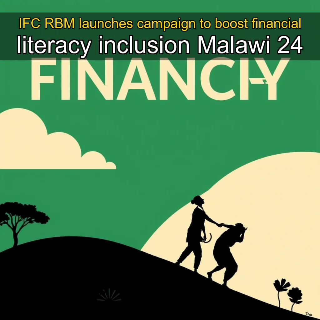 Artistic representation for IFC RBM launches campaign to boost financial literacy inclusion Malawi 24