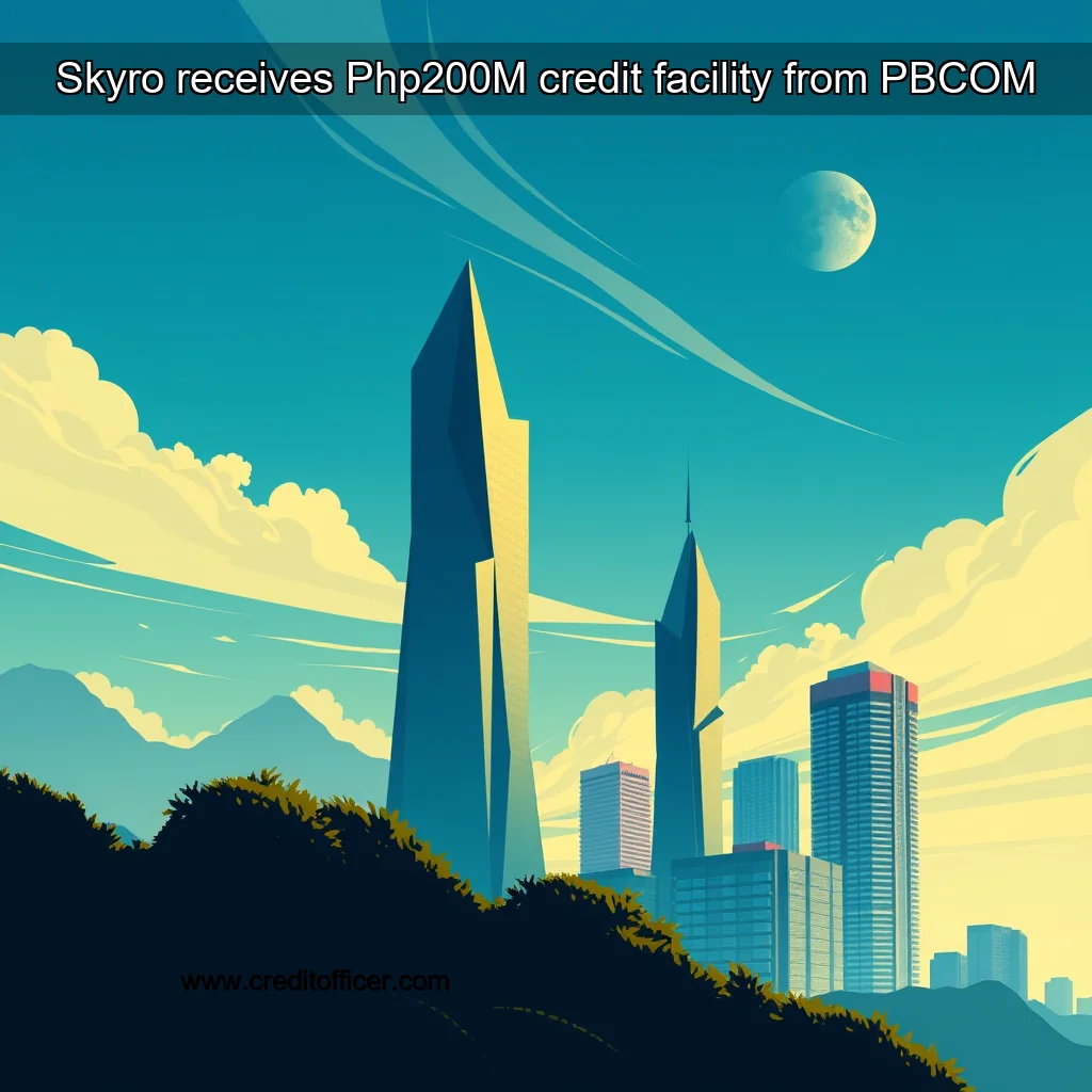 Artistic representation for Skyro receives Php200M credit facility from PBCOM