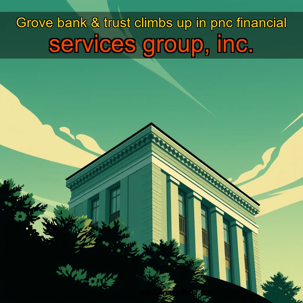 Artistic representation for Grove bank & trust climbs up in pnc financial services group, inc.
