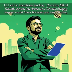 Artistic representation for ULI set to transform lending : Zerodha Nikhil Kamath shares his views on a Zomato Swiggy inspired model Check his latest post here Trending News