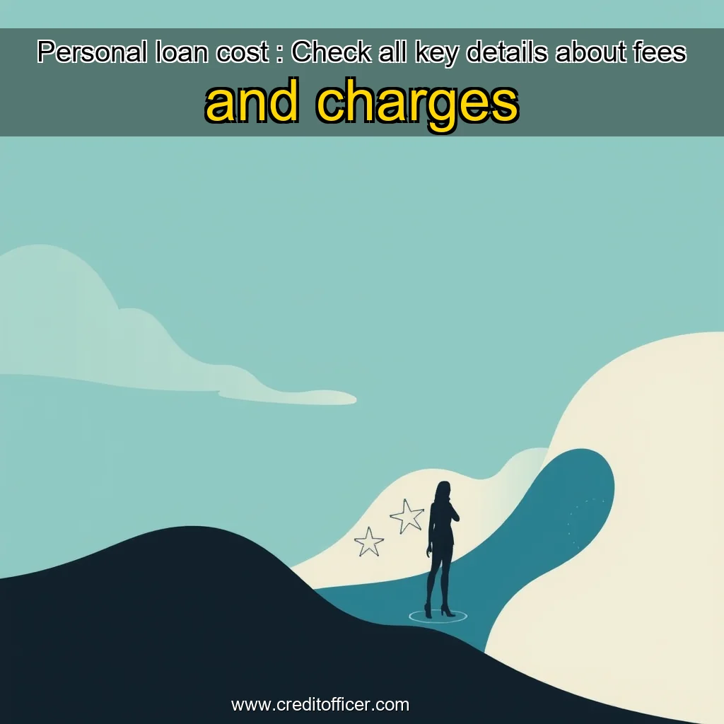 You are currently viewing Personal loan cost : Check all key details about fees and charges