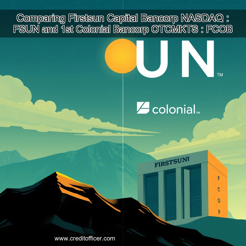 Read more about the article Comparing Firstsun Capital Bancorp  NASDAQ : FSUN  and 1st Colonial Bancorp  OTCMKTS : FCOB