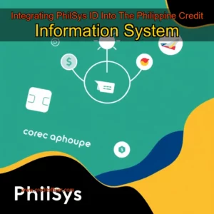 Artistic representation for Integrating PhilSys ID Into The Philippine Credit Information System