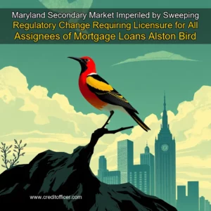 Read more about the article Maryland Secondary Market Imperiled by Sweeping Regulatory Change Requiring Licensure for All Assignees of Mortgage Loans  Alston  Bird