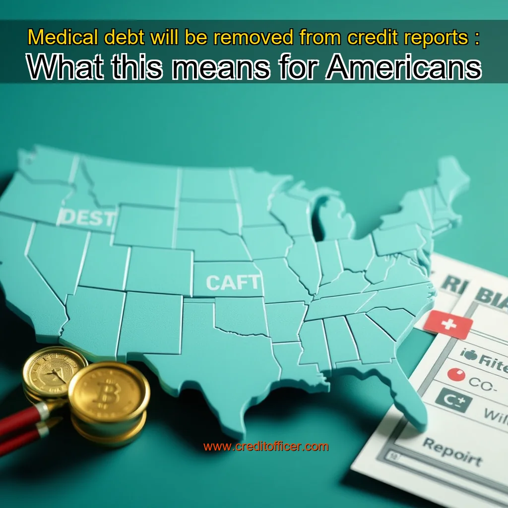 You are currently viewing Medical debt will be removed from credit reports : What this means for Americans