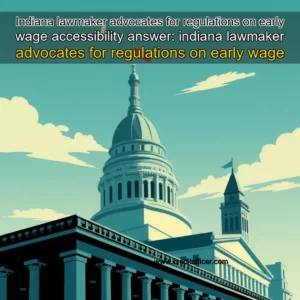 Read more about the article Indiana lawmaker advocates for regulations on early wage accessibility


 answer: indiana lawmaker advocates for regulations on early wage accessibility.