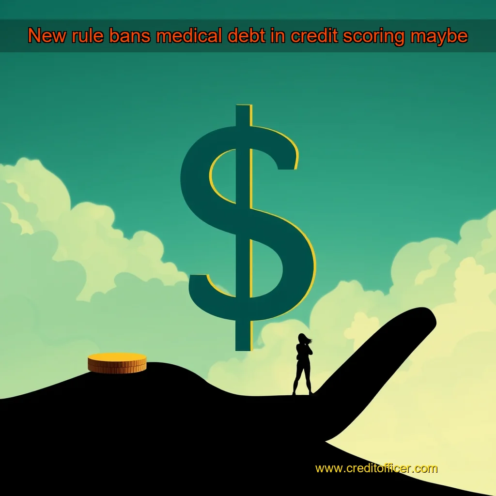 Read more about the article New rule bans medical debt in credit scoring maybe