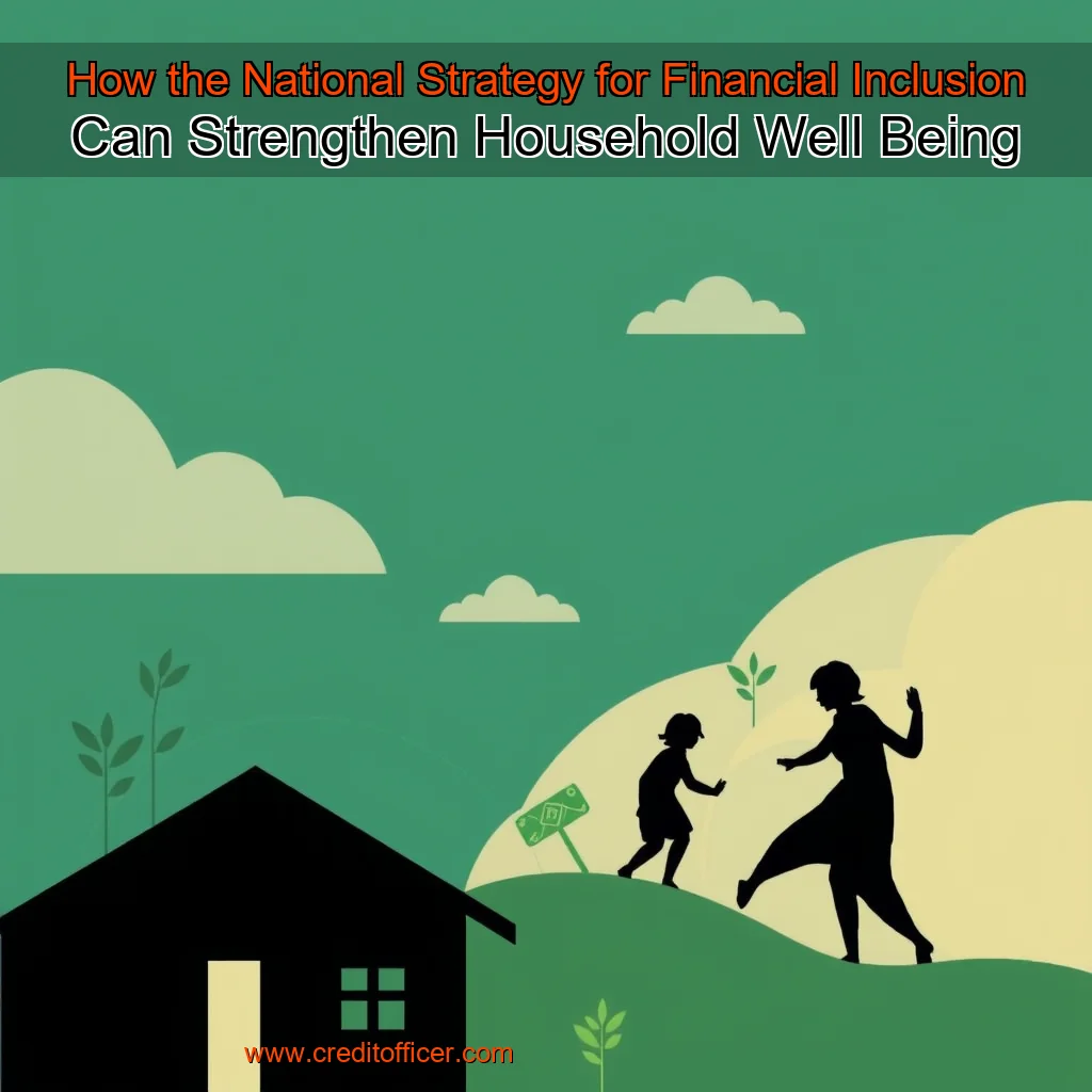 Artistic representation for How the National Strategy for Financial Inclusion Can Strengthen Household Well Being