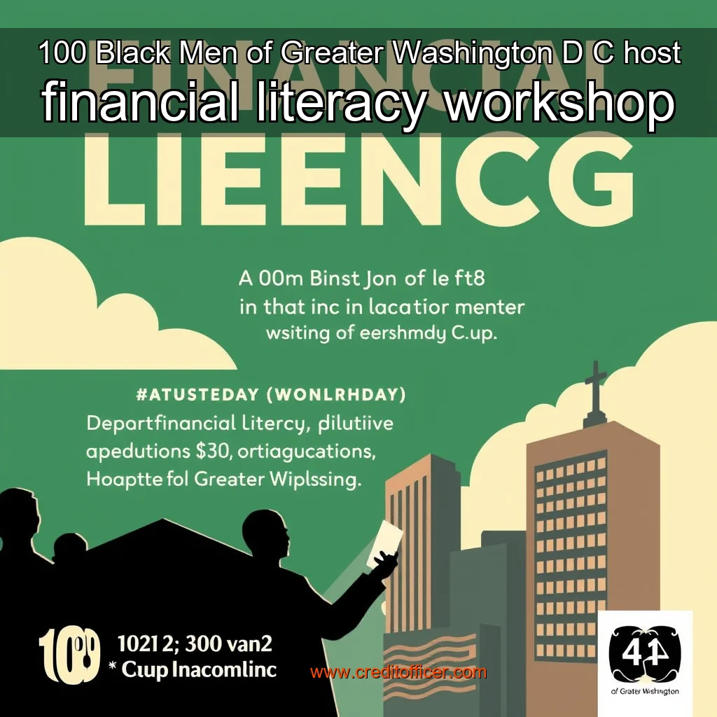 You are currently viewing 100 Black Men of Greater Washington  D  C  host financial literacy workshop