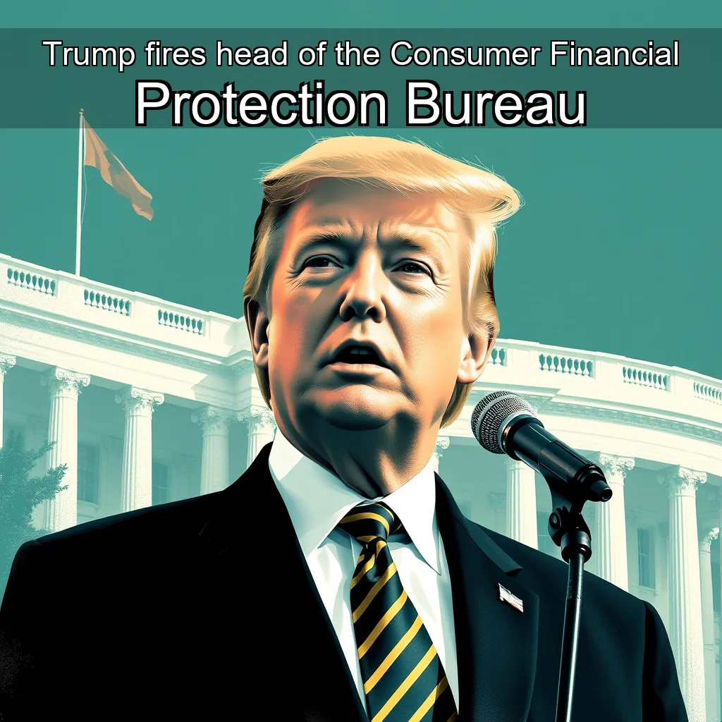 You are currently viewing Trump fires head of the Consumer Financial Protection Bureau