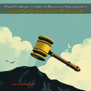 Read more about the article Plaintiff alleges Credence Resource Management violated Fair Debt Collection Practices Act