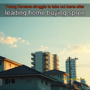 Read more about the article Young Koreans struggle to take out loans after leading home  buying spree