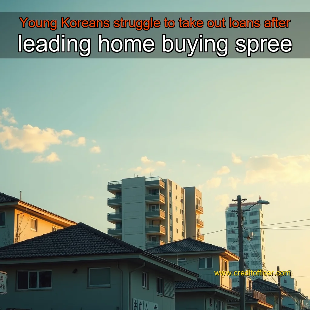 Read more about the article Young Koreans struggle to take out loans after leading home  buying spree