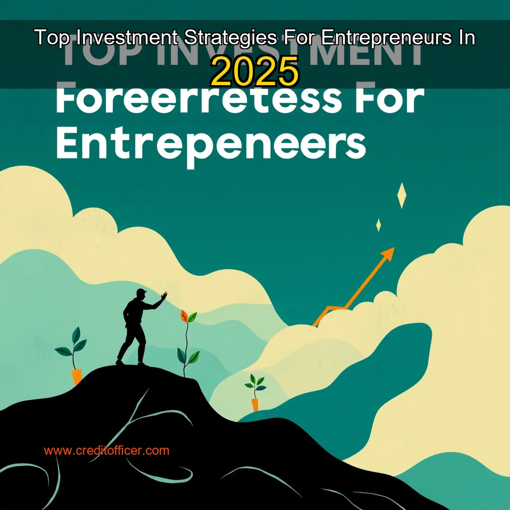 Read more about the article Top Investment Strategies For Entrepreneurs In 2025