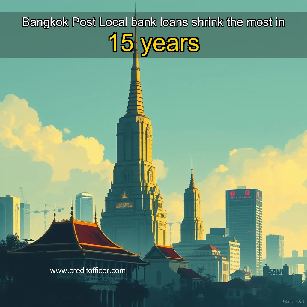 Read more about the article Bangkok Post  Local bank loans shrink the most in 15 years