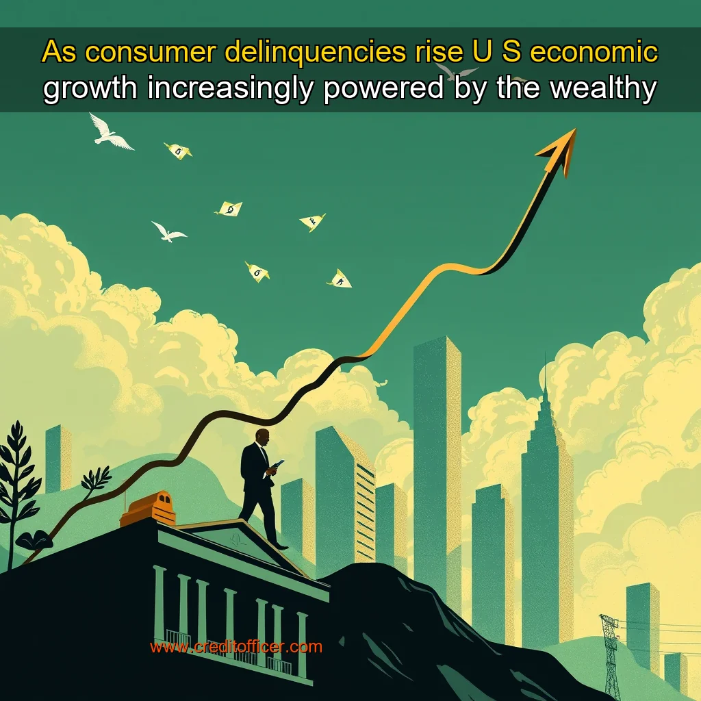 Read more about the article As consumer delinquencies rise  U  S  economic growth increasingly powered by the wealthy