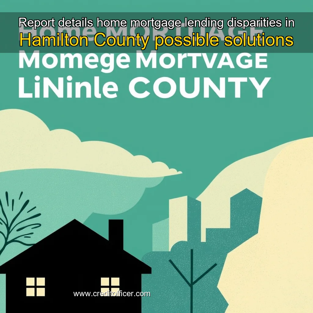 Artistic representation for Report details home mortgage lending disparities in Hamilton County possible solutions