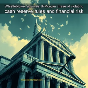 Artistic representation for Whistleblower accuses JPMorgan chase of violating cash reserve rules and financial risk