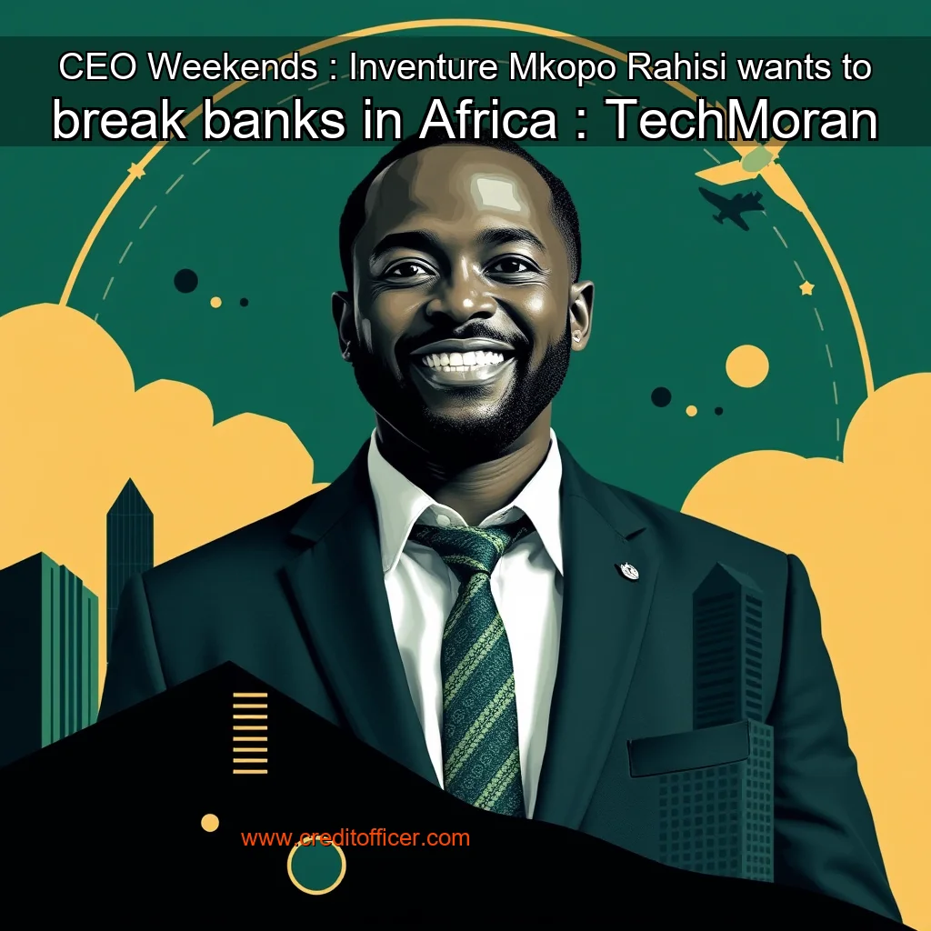 You are currently viewing CEO Weekends : Inventure Mkopo Rahisi wants to break banks in Africa : TechMoran