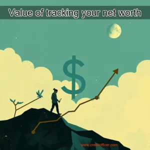 Artistic representation for Value of tracking your net worth