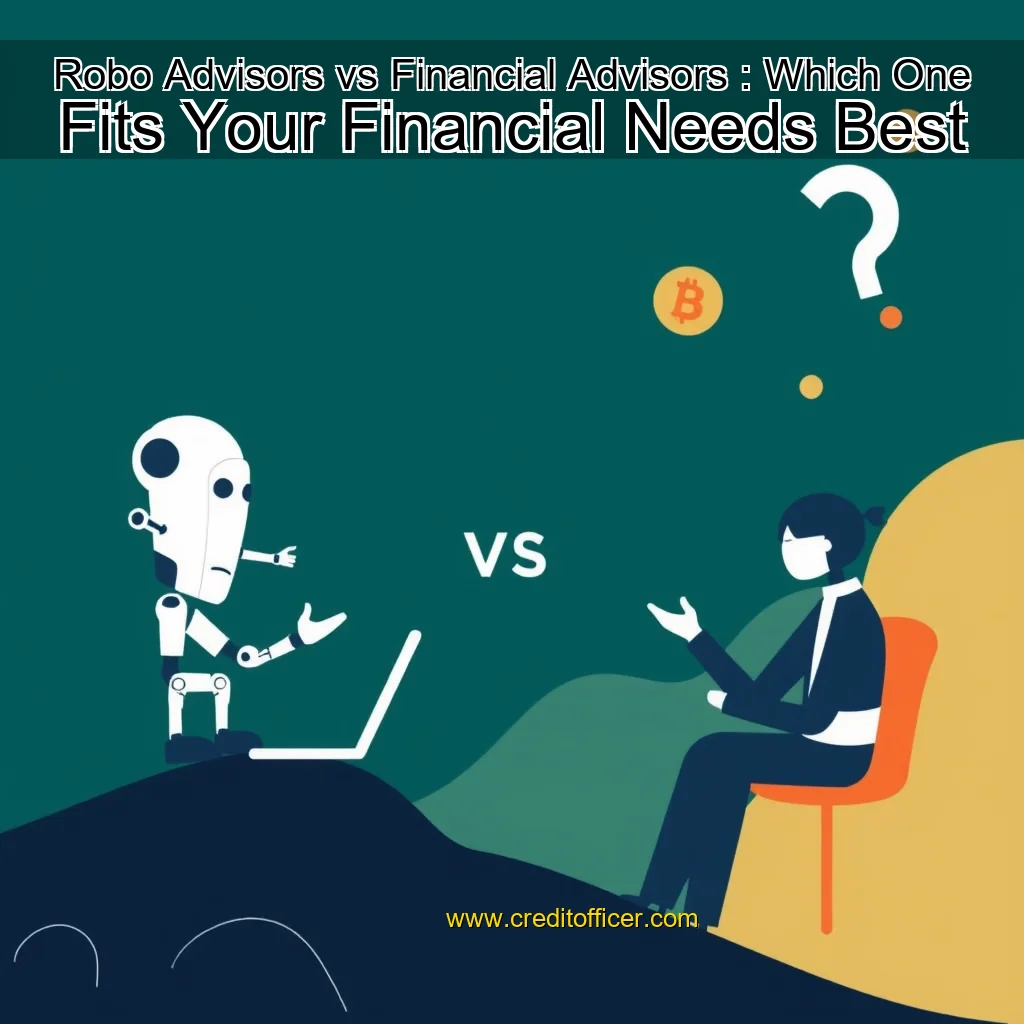 Read more about the article Robo  Advisors vs  Financial Advisors : Which One Fits Your Financial Needs Best