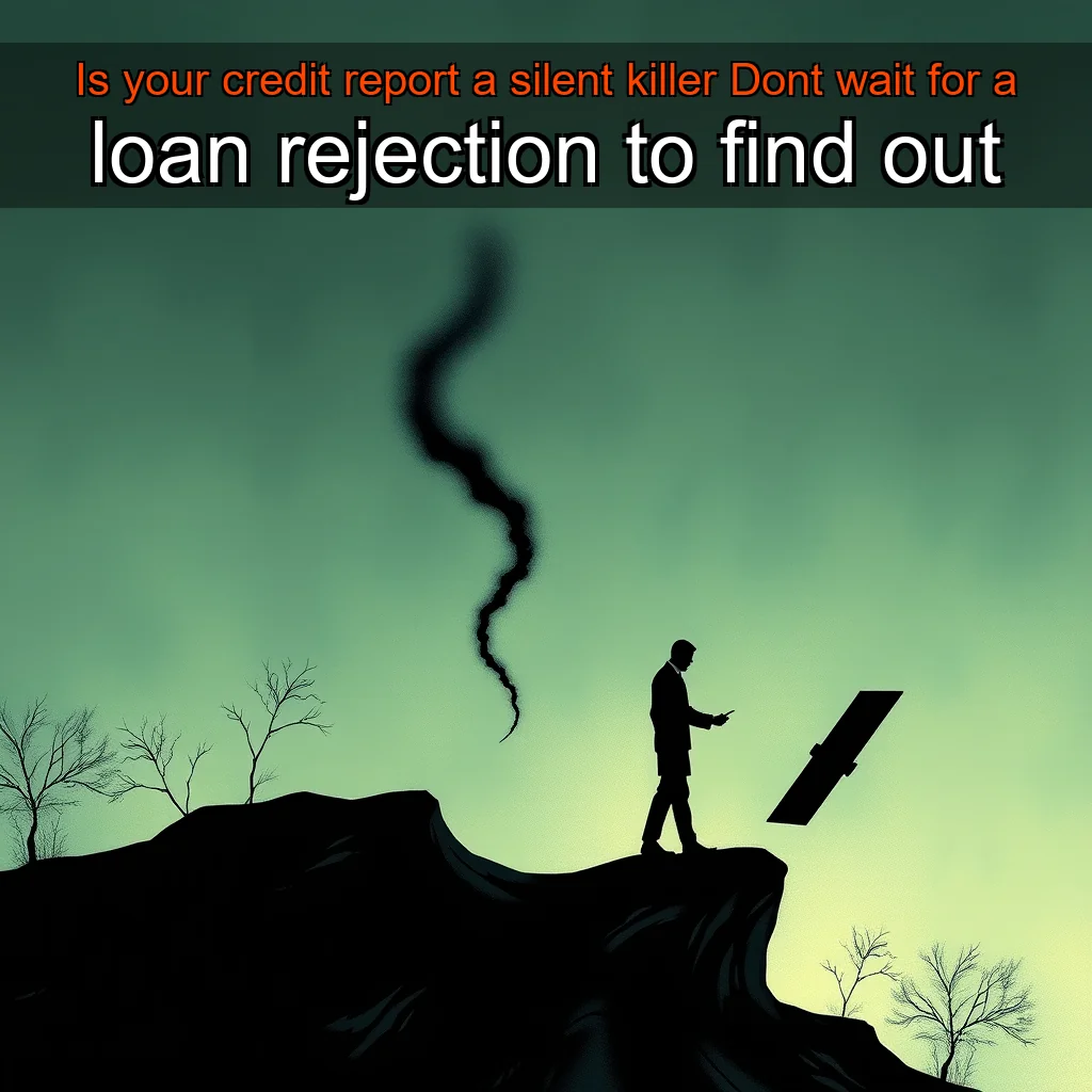 You are currently viewing Is your credit report a silent killer  Dont wait for a loan rejection to find out