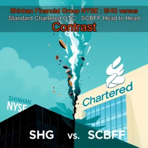 Read more about the article Shinhan Financial Group  NYSE : SHG  versus Standard Chartered  OTC : SCBFF  Head to Head Contrast
