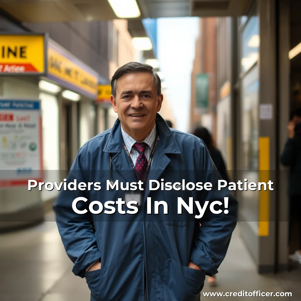 You are currently viewing Providers Must Disclose Patient Costs In Nyc!
