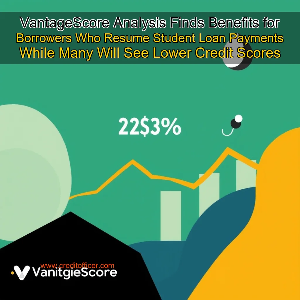 You are currently viewing VantageScore Analysis Finds Benefits for Borrowers Who Resume Student Loan Payments  While Many Will See Lower Credit Scores