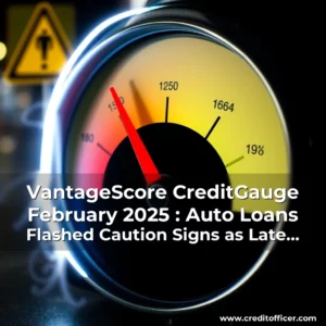 Read more about the article VantageScore CreditGauge February 2025 : Auto Loans Flashed Caution Signs as Late Payments Increase  Average VantageScore Declines