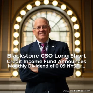Artistic representation for Blackstone GSO Long Short Credit Income Fund Announces Monthly Dividend of 0 09 NYSE : BGX