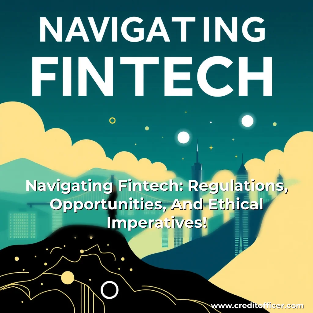 Read more about the article Navigating Fintech: Regulations, Opportunities, And Ethical Imperatives!