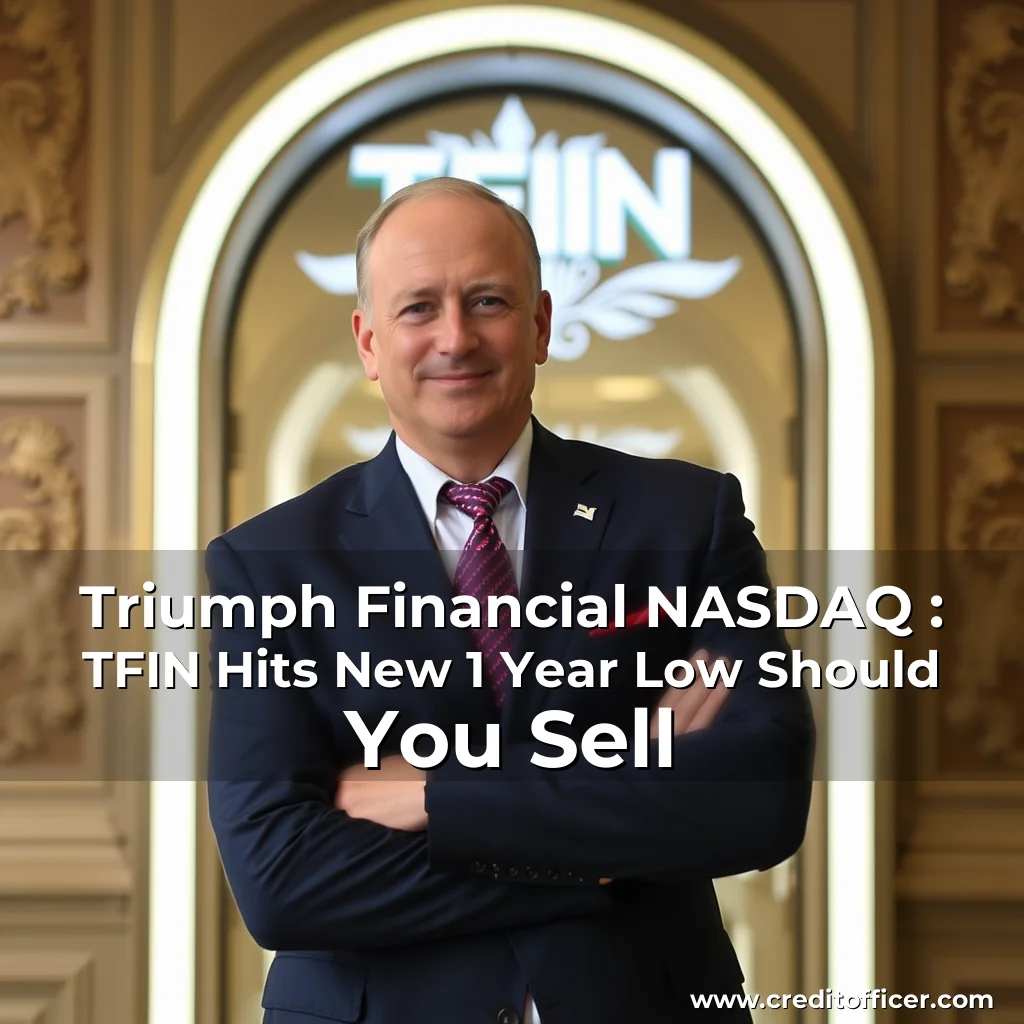 Artistic representation for Triumph Financial NASDAQ : TFIN Hits New 1 Year Low Should You Sell