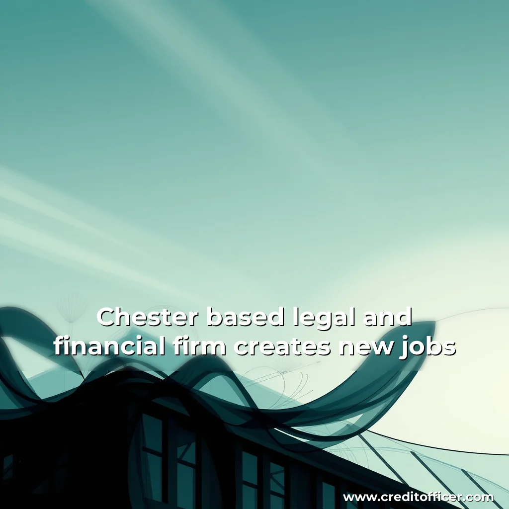 Artistic representation for Chester based legal and financial firm creates new jobs