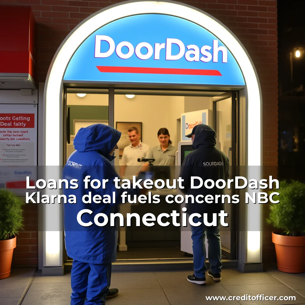 Read more about the article Loans for takeout  DoorDash  Klarna deal fuels concerns  NBC Connecticut