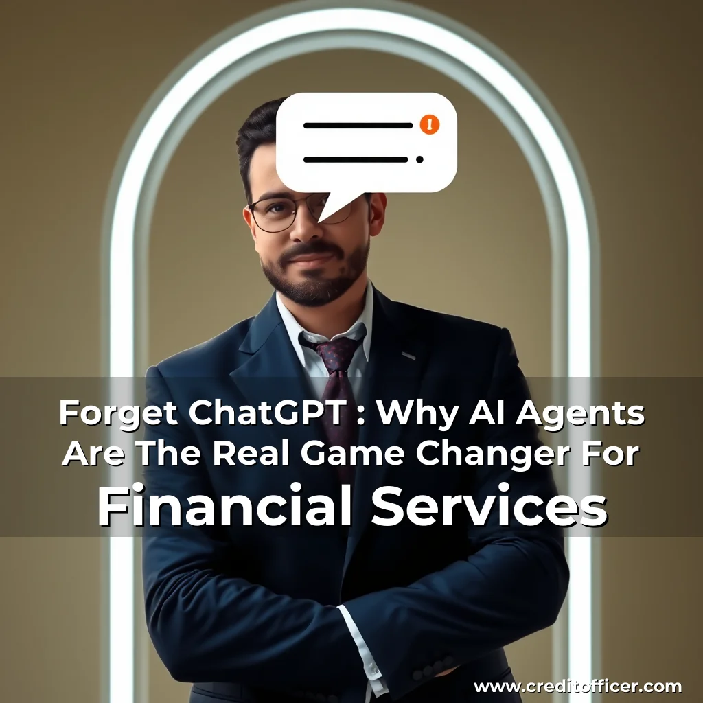 Artistic representation for Forget ChatGPT : Why AI Agents Are The Real Game Changer For Financial Services