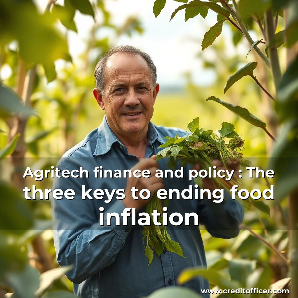 Read more about the article Agritech  finance and policy : The three keys to ending food inflation