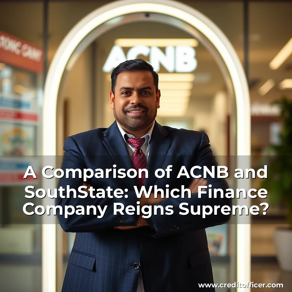 Read more about the article A Comparison of ACNB and SouthState: Which Finance Company Reigns Supreme?