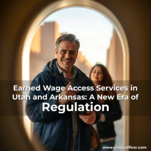Artistic representation for Earned Wage Access Services in Utah and Arkansas: A New Era of Regulation