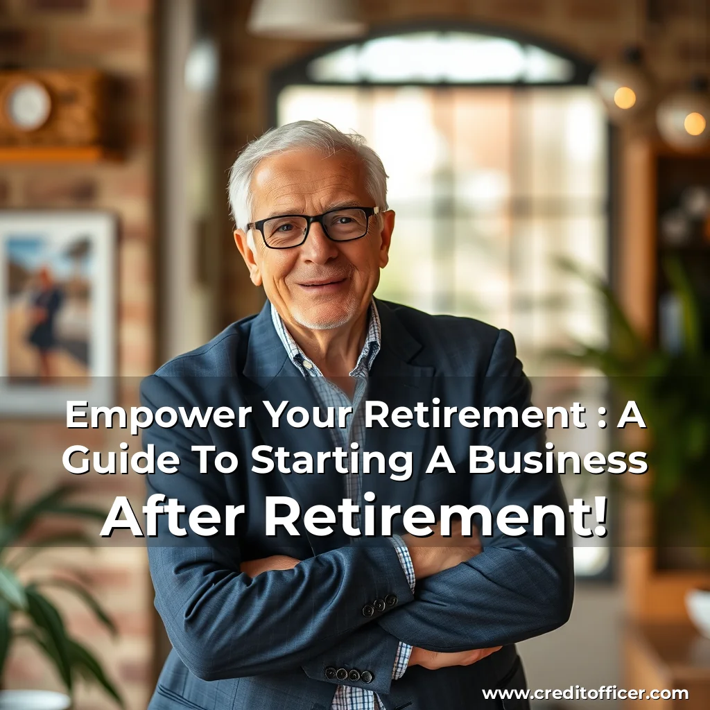 You are currently viewing Empower Your Retirement : A Guide To Starting A Business After Retirement!