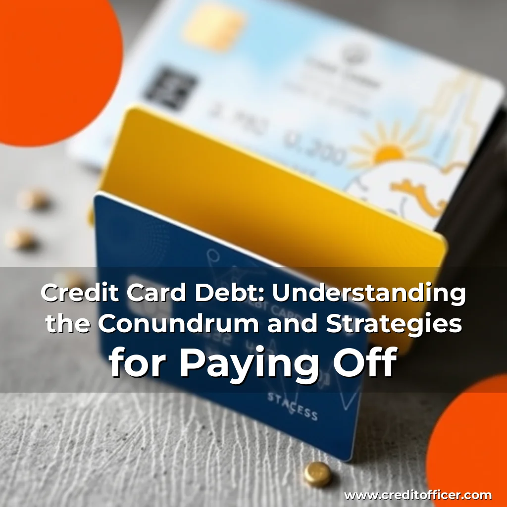 Credit Card Debt: Understanding the Conundrum and Strategies for Paying ...